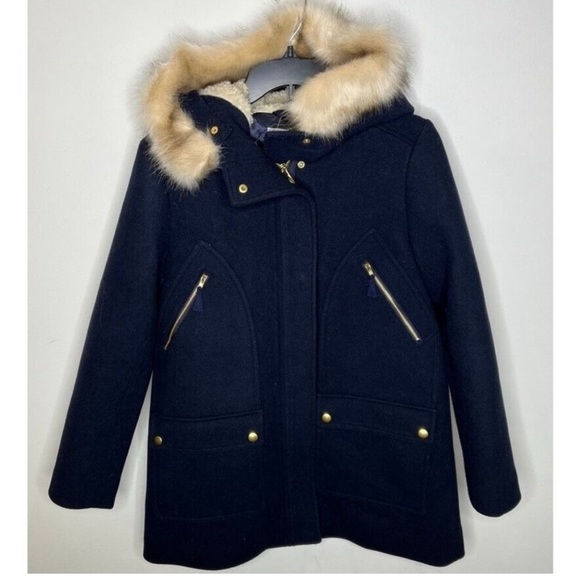 J.Crew crewcuts Girls' wool chateau coat with eco-friendly PrimaLoft® 14 NWT - Picture 6 of 8